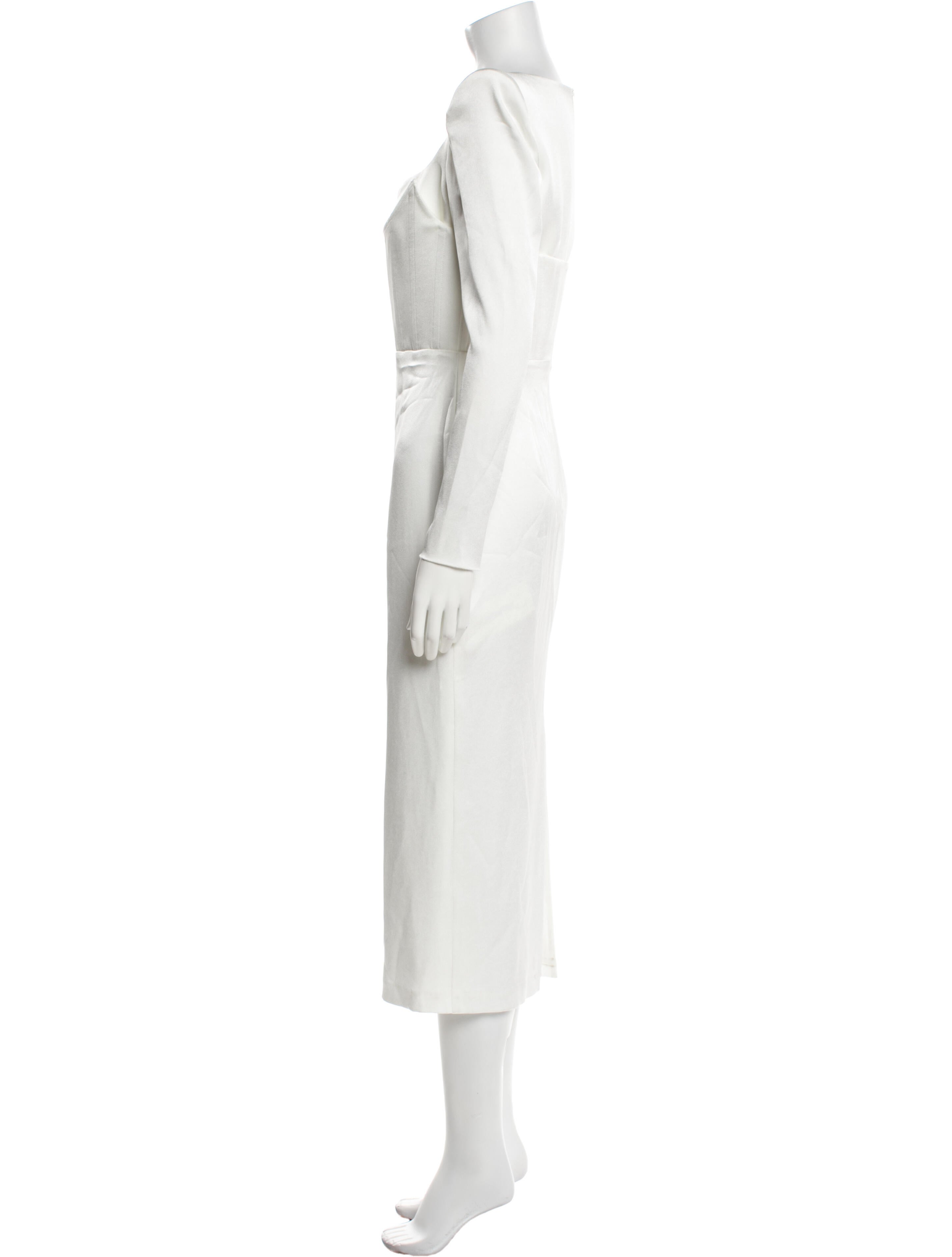 Alex Perry Square Neckline Long Dress