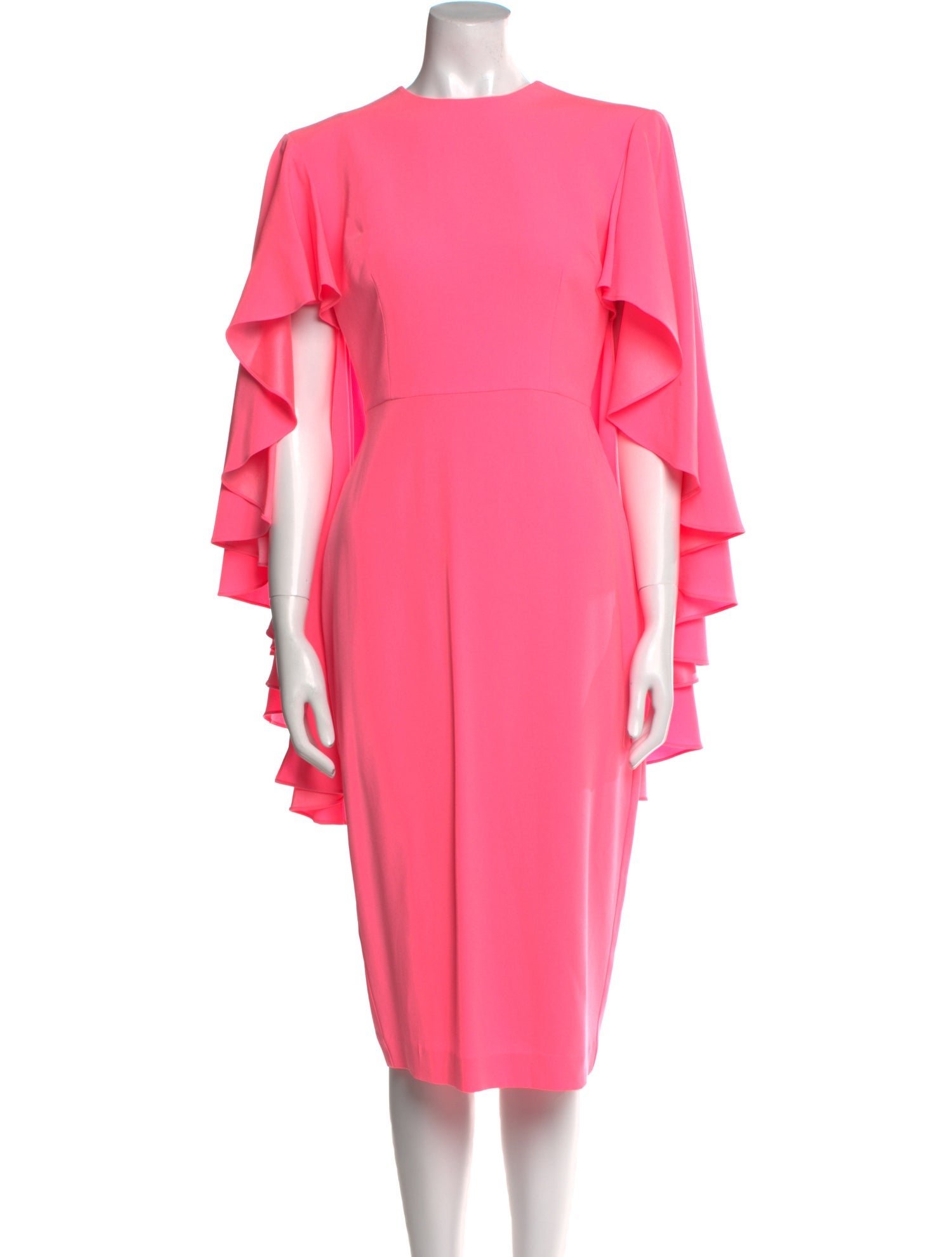Alex Perry Crew Neck Midi Length Dress