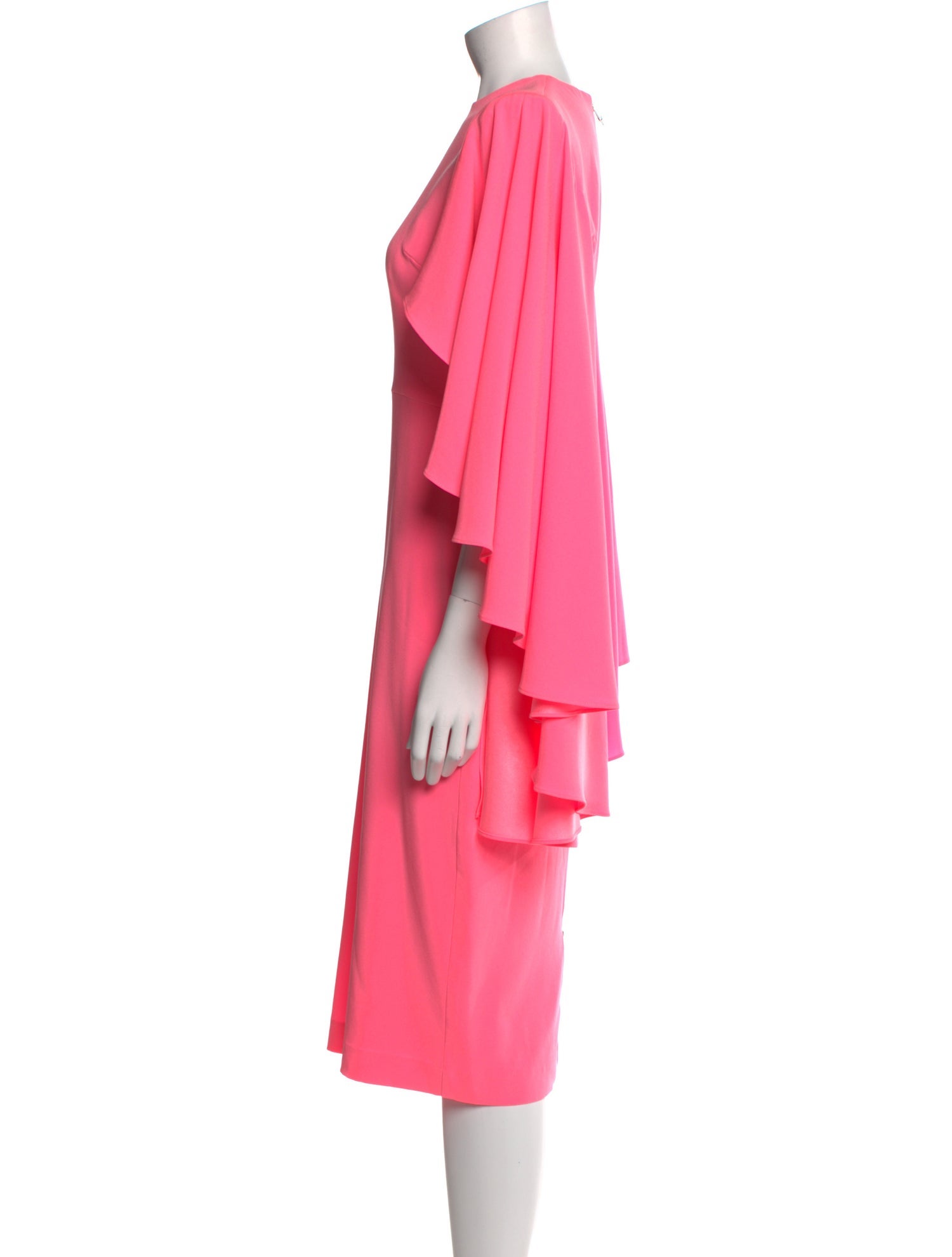 Alex Perry Crew Neck Midi Length Dress