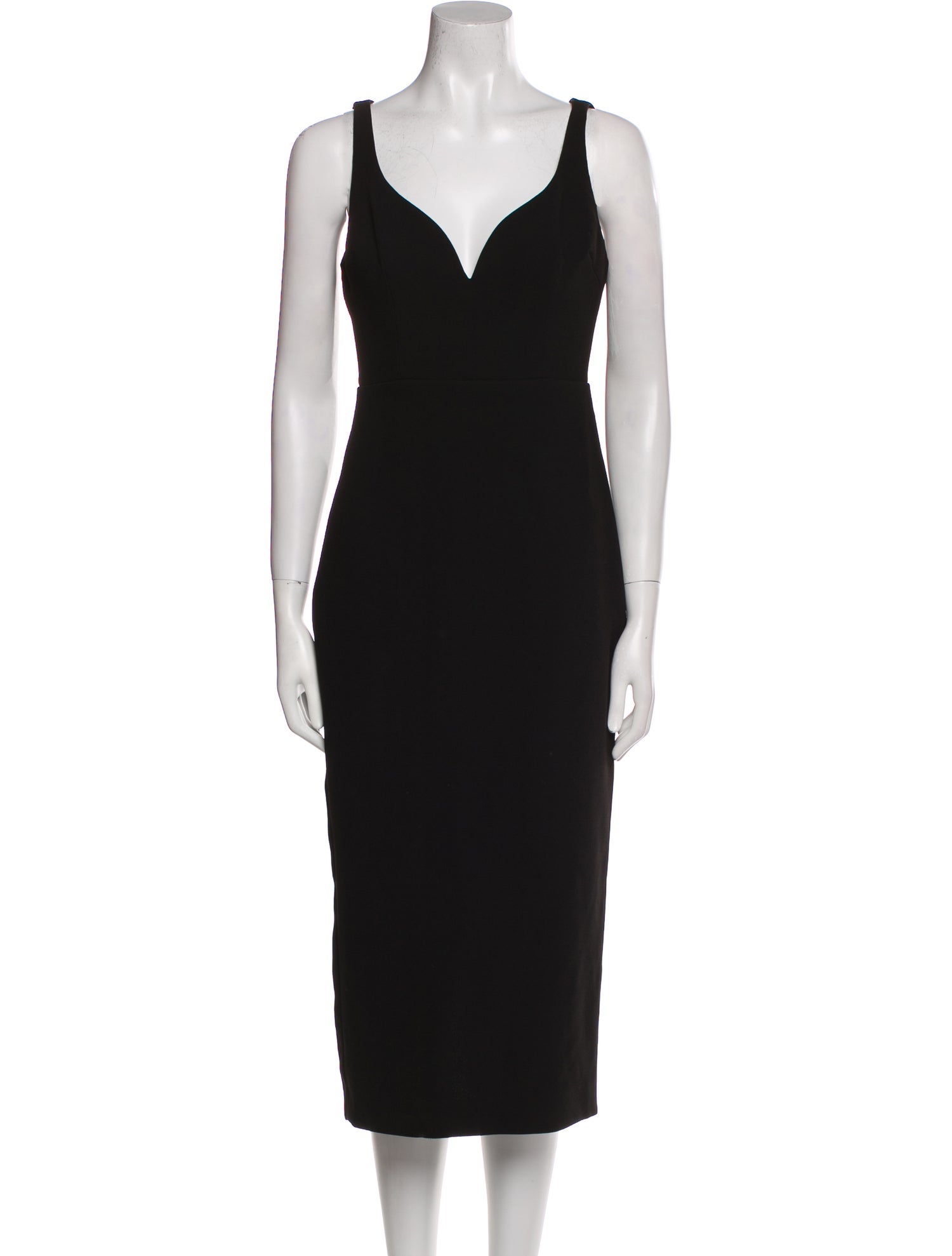 Alex Perry V-Neck Midi Length Dress