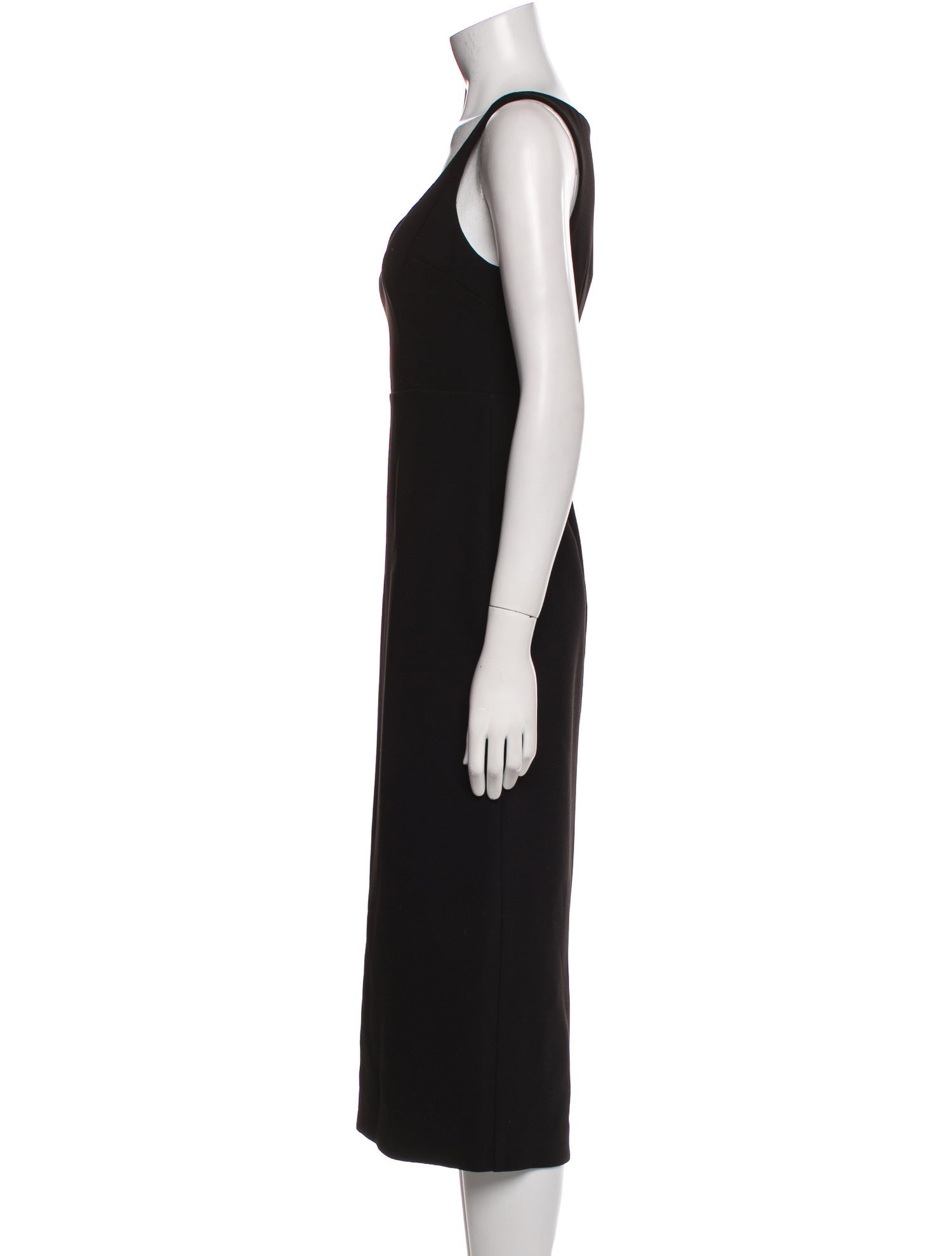 Alex Perry V-Neck Midi Length Dress