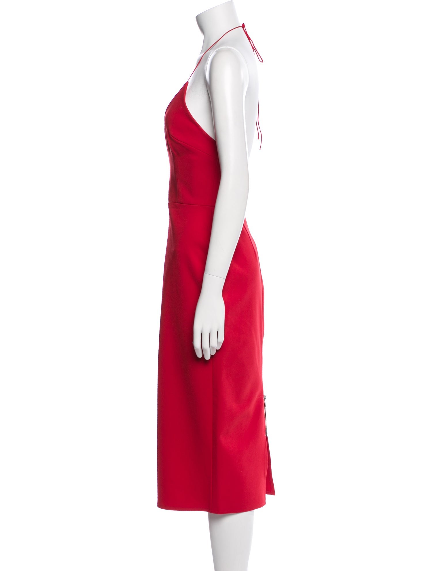 Alex Perry Halterneck Knee-Length Dress