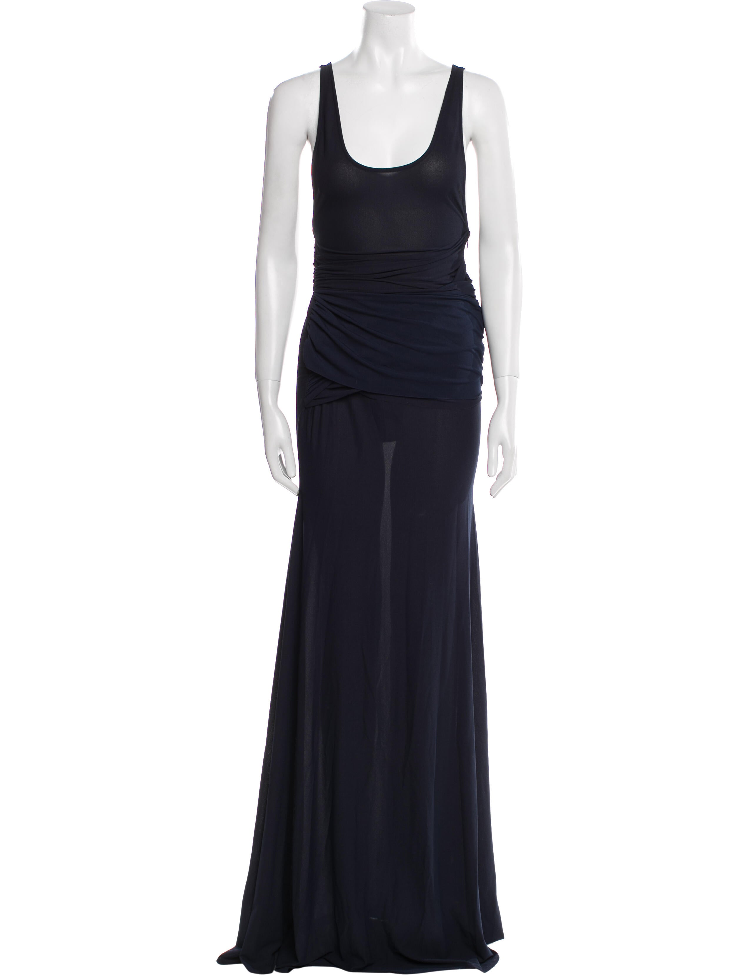 Alex Perry Scoop Neck Long Dress