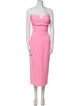 Alex Perry Strapless Midi Length Dress