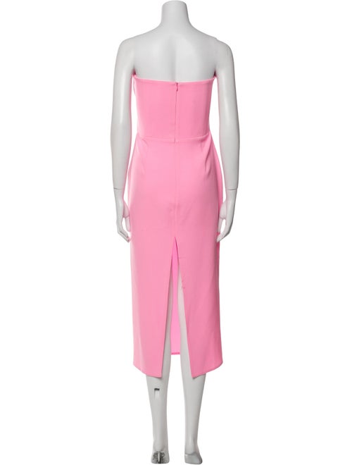 Alex Perry Strapless Midi Length Dress