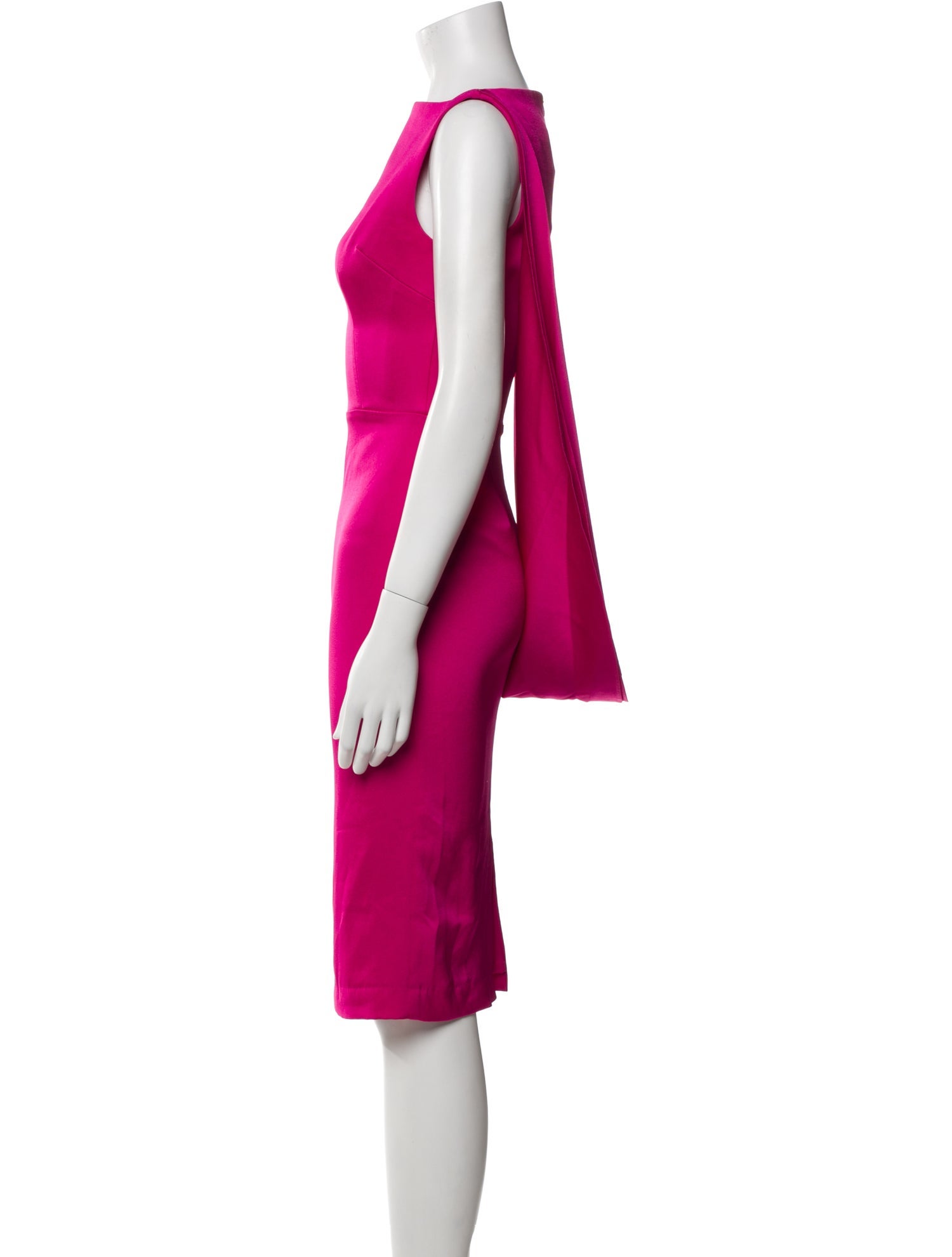 Alex Perry Bateau Neckline Knee-Length Dress