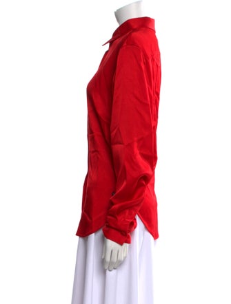 Alex Perry Long Sleeve Button-Up Top