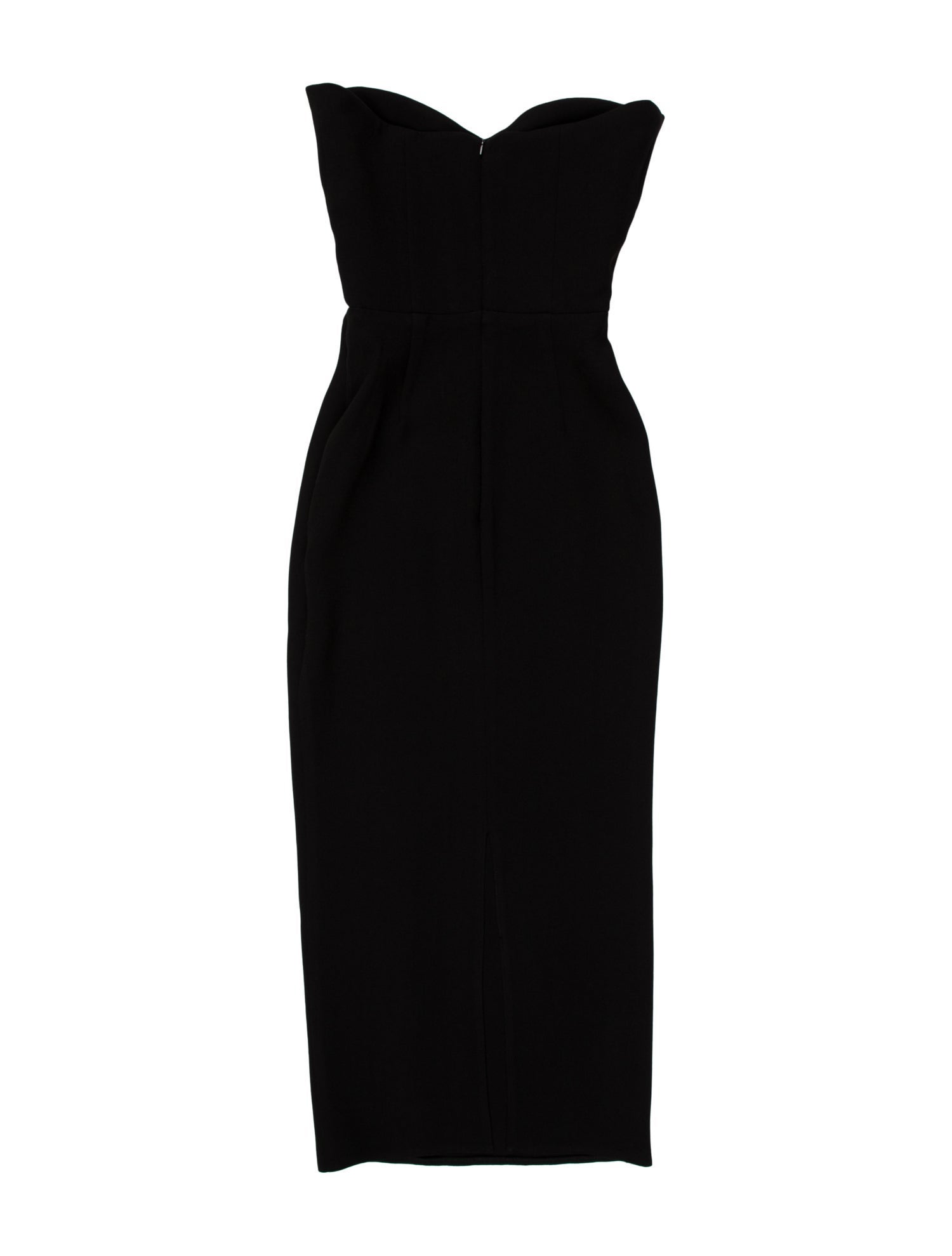 Alex Perry Strapless Midi Length Dress