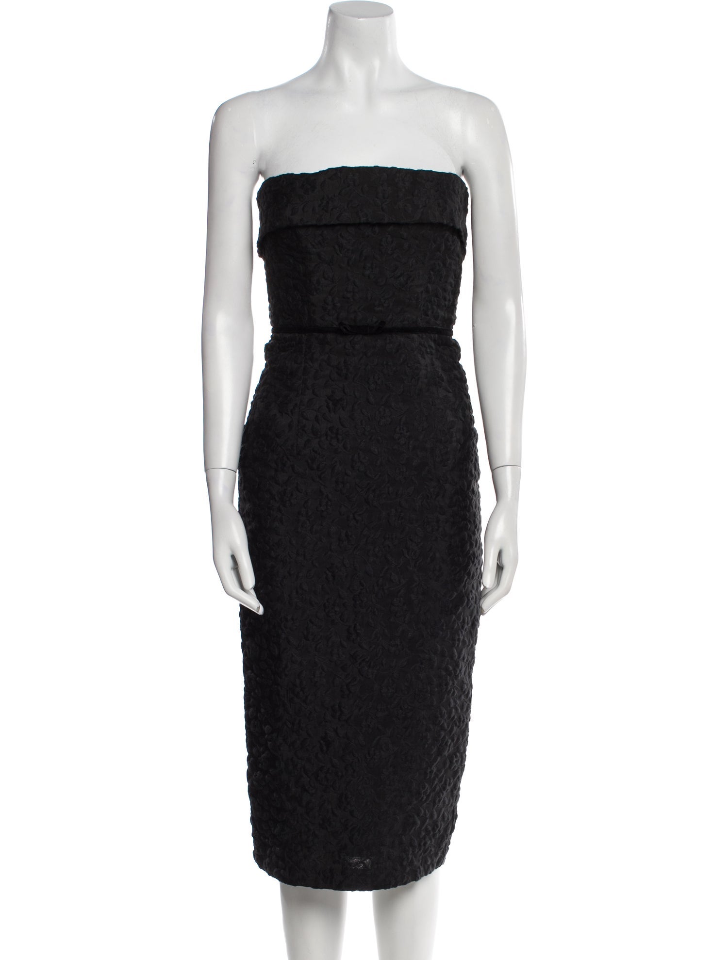 Alex Perry Linen Knee-Length Dress