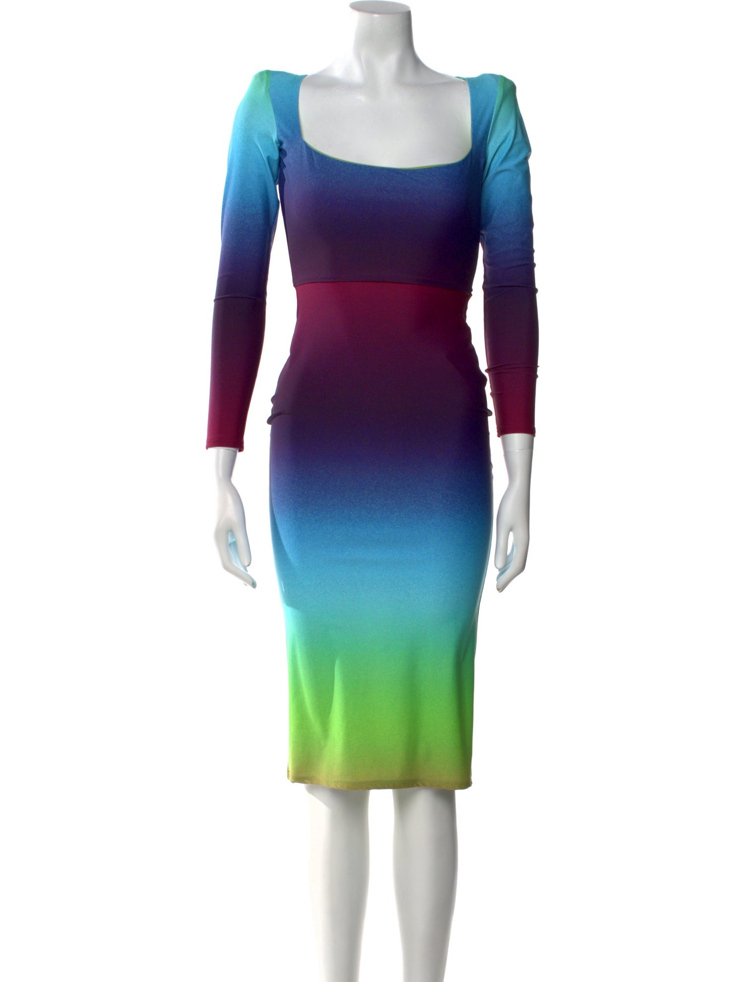 Alex Perry Printed Knee-Length Dress