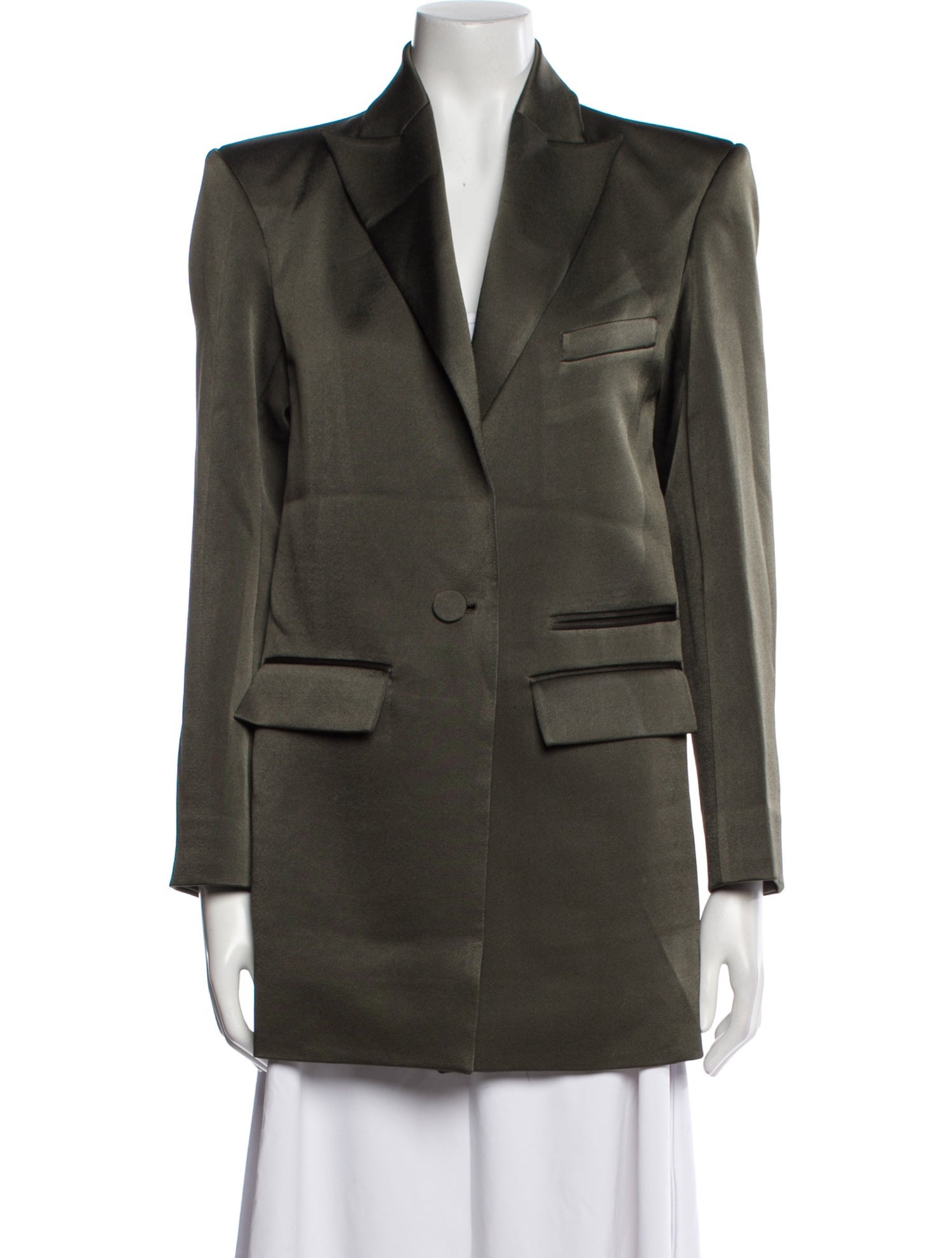 Alex Perry Satin Blazer