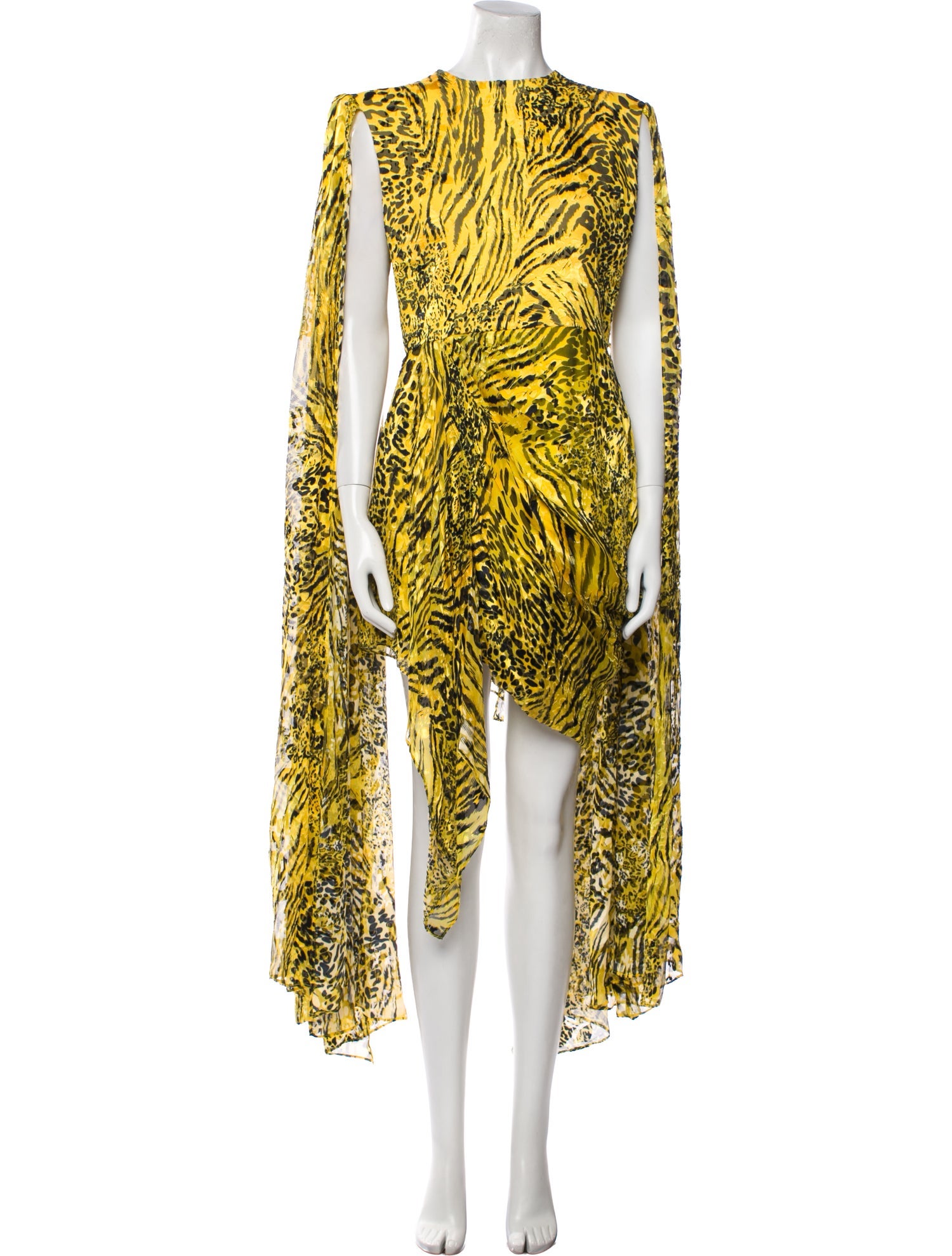 Alex Perry Animal Print Mini Dress