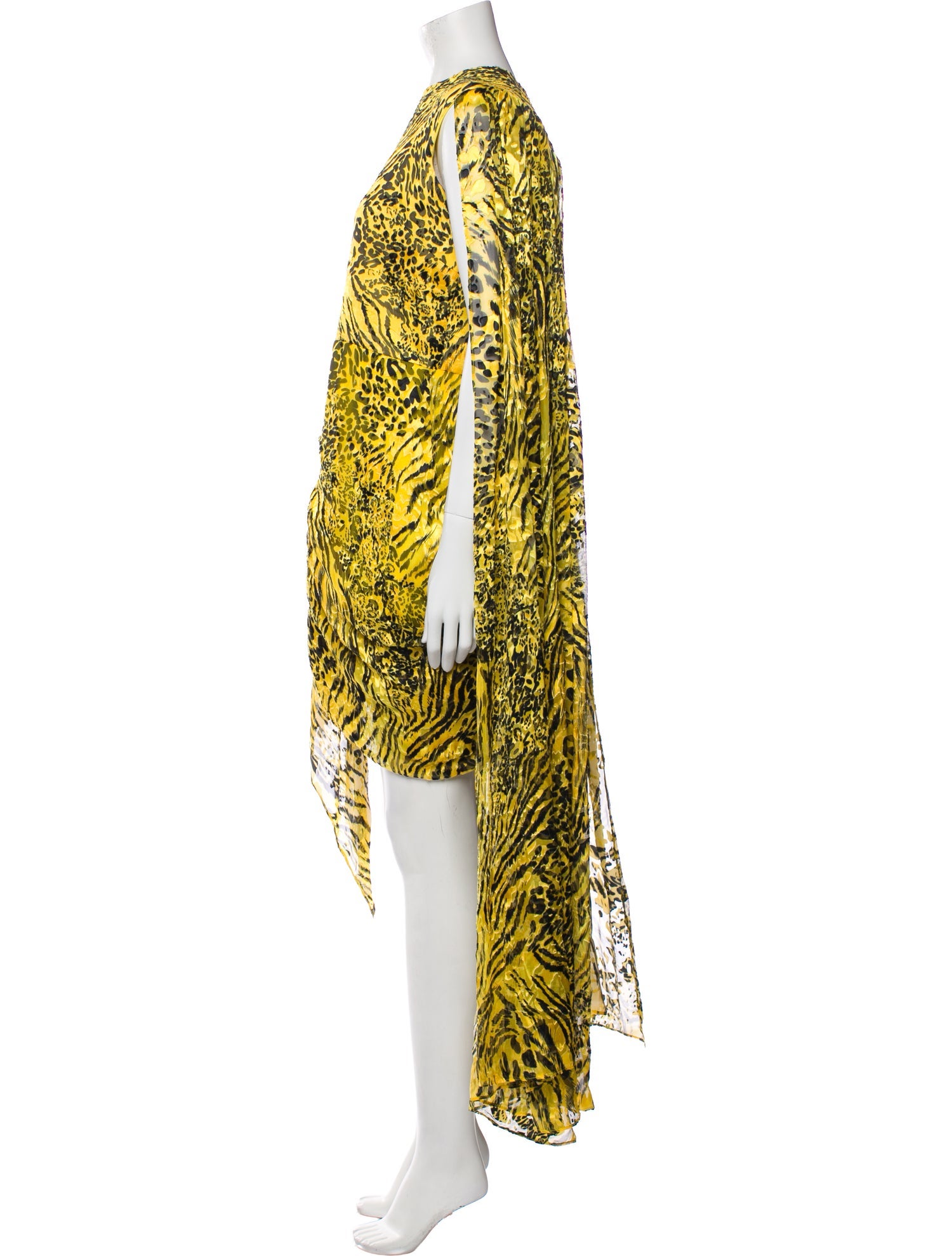 Alex Perry Animal Print Mini Dress