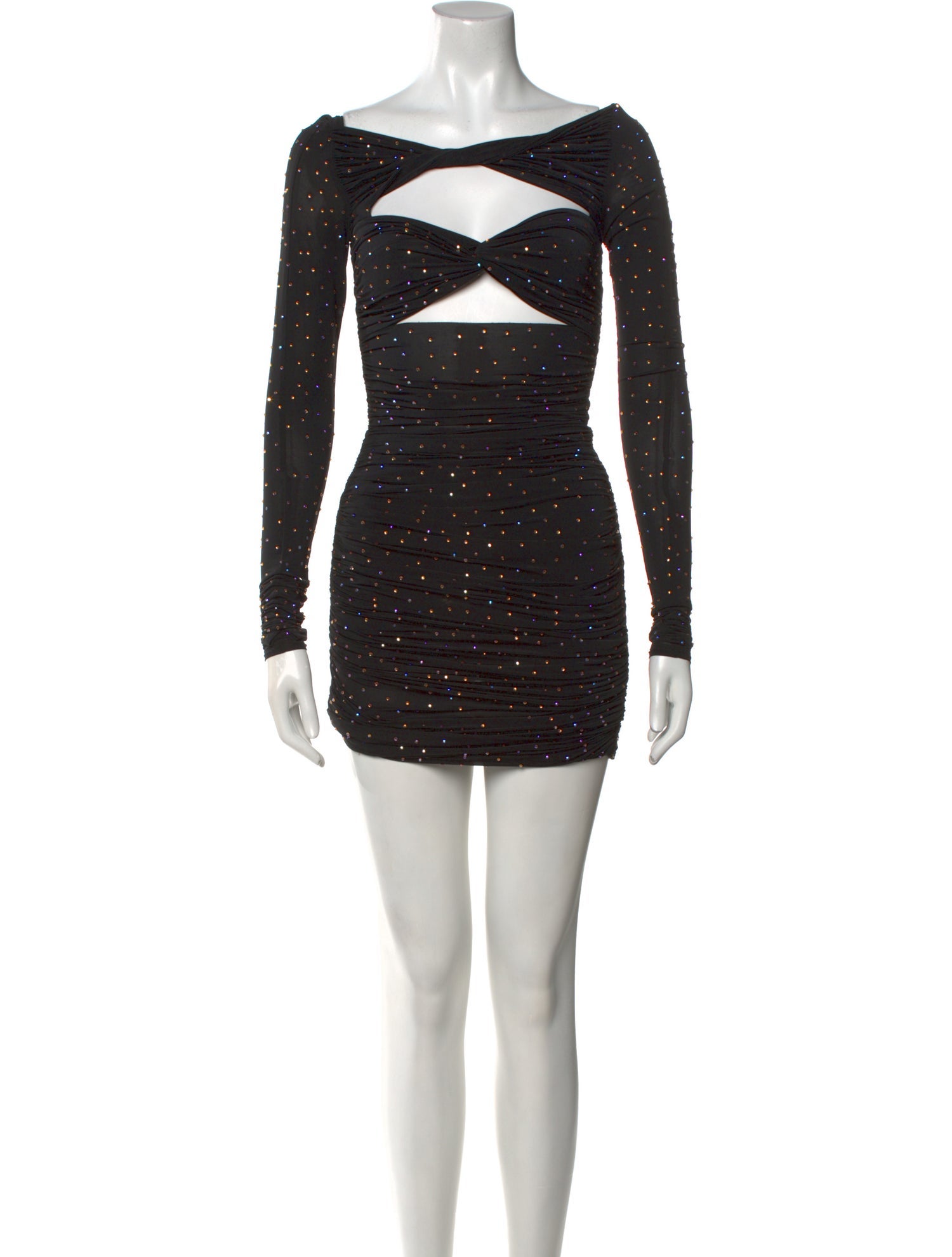 Alex Perry Bateau Neckline Mini Dress