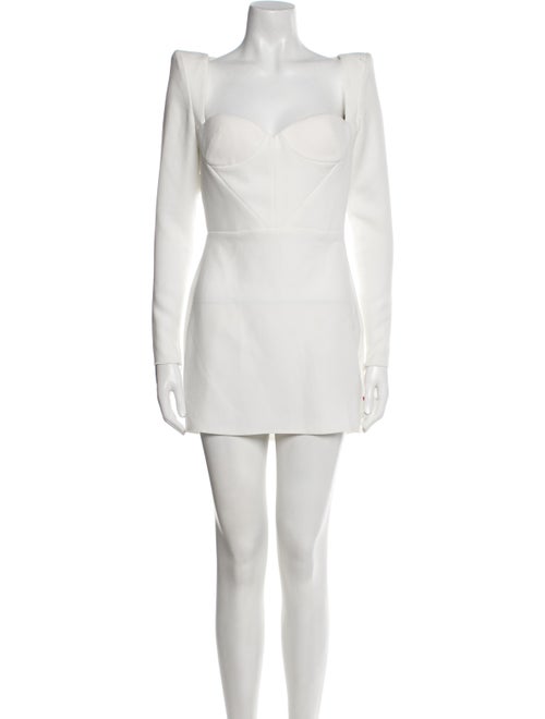 Alex Perry Square Neckline Mini Dress