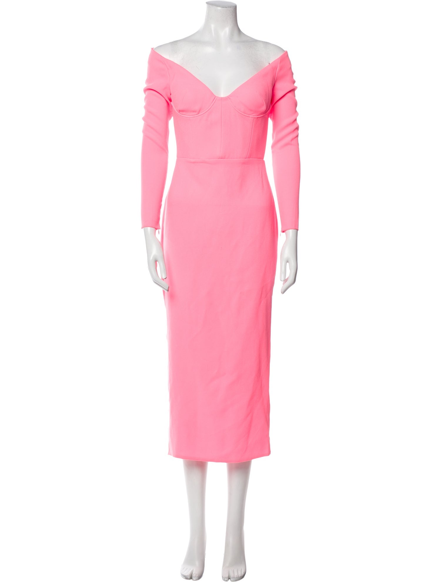 Alex Perry V-Neck Midi Length Dress w/ Tags