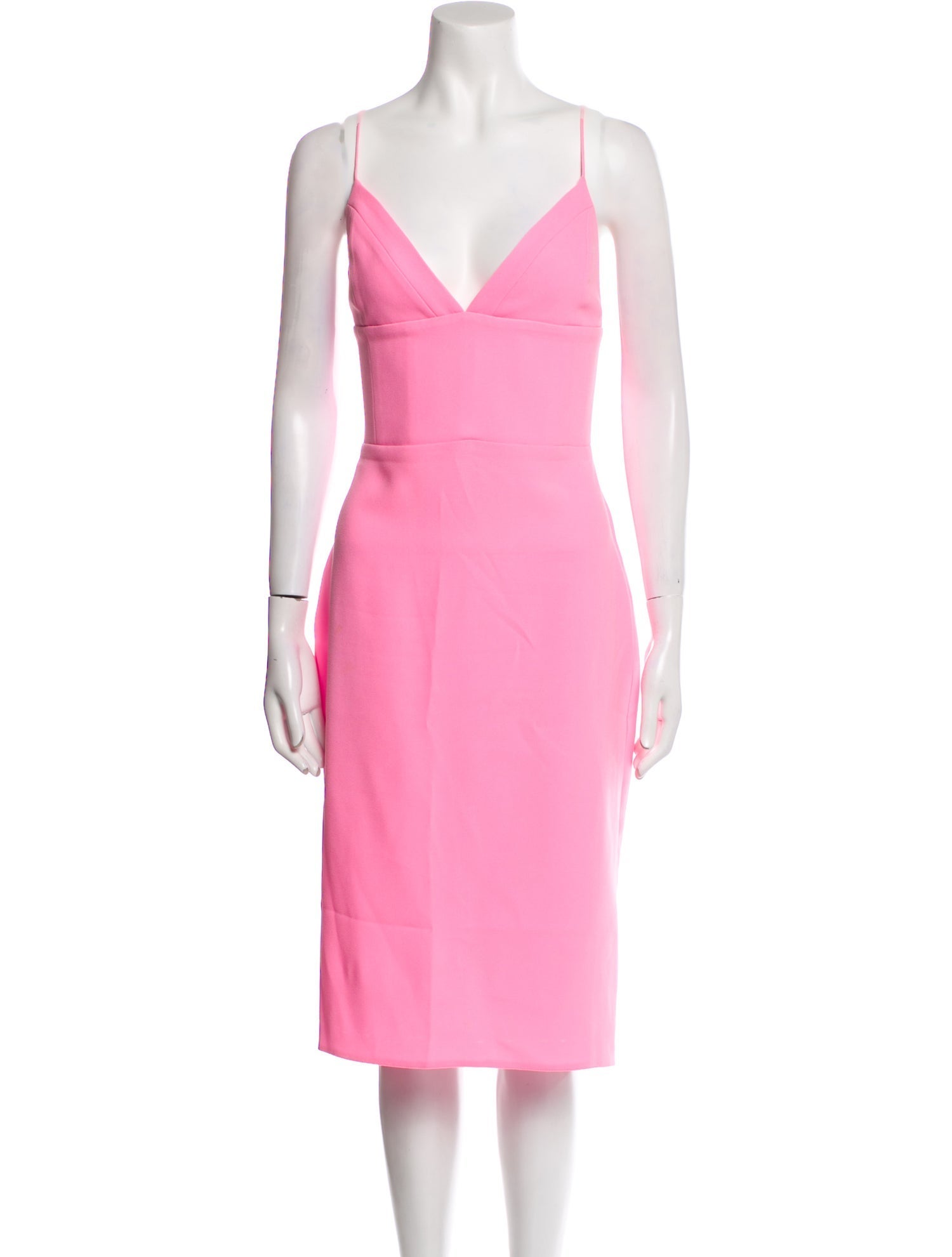 Alex Perry V-Neck Midi Length Dress