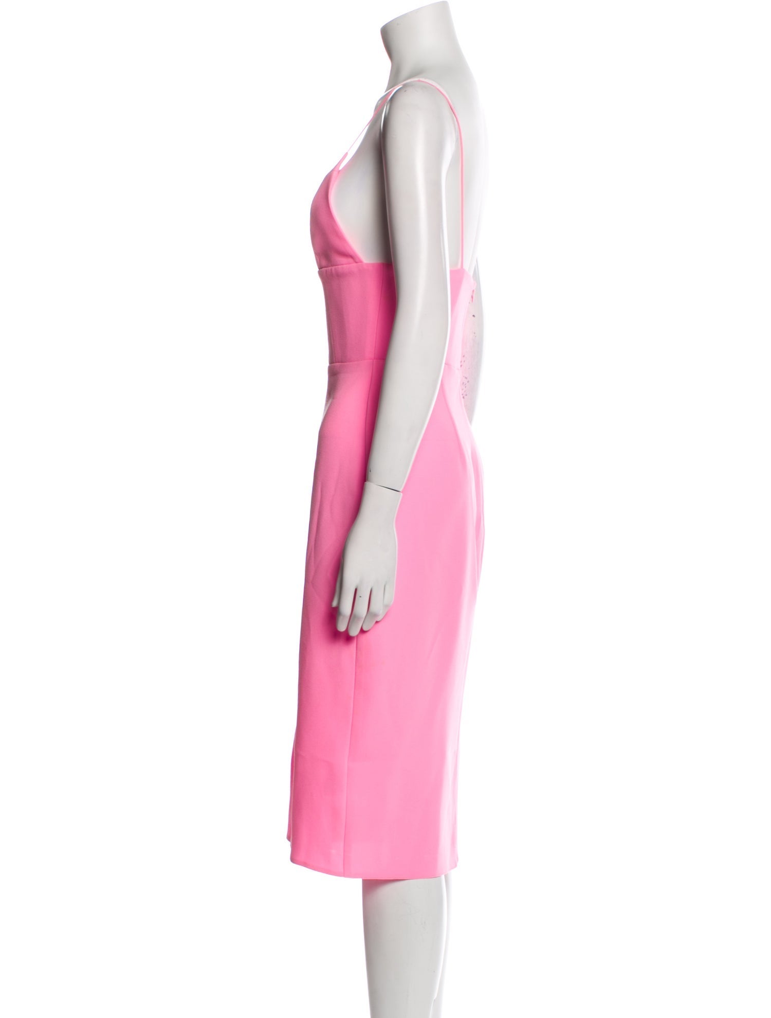 Alex Perry V-Neck Midi Length Dress