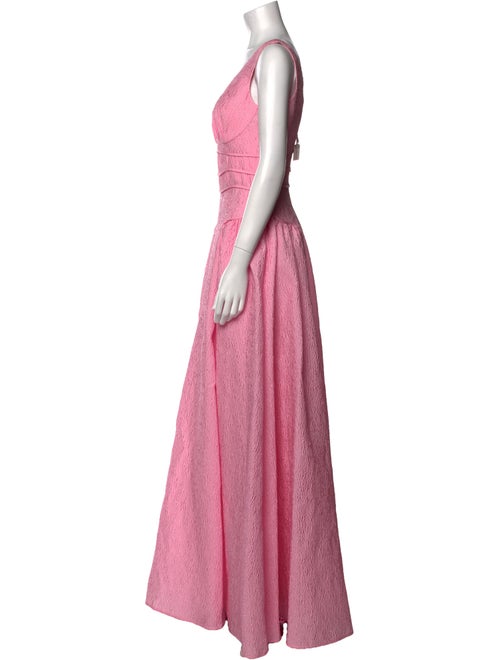 Alex Perry V-Neck Long Dress