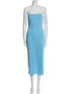 Alex Perry Strapless Midi Length Dress