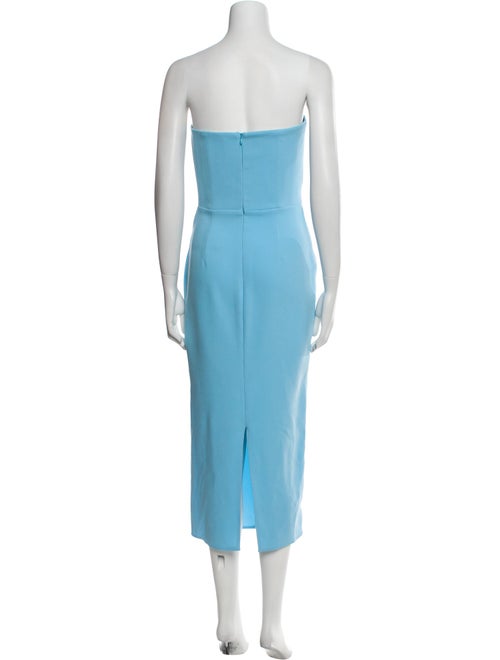 Alex Perry Strapless Midi Length Dress
