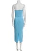Alex Perry Strapless Midi Length Dress