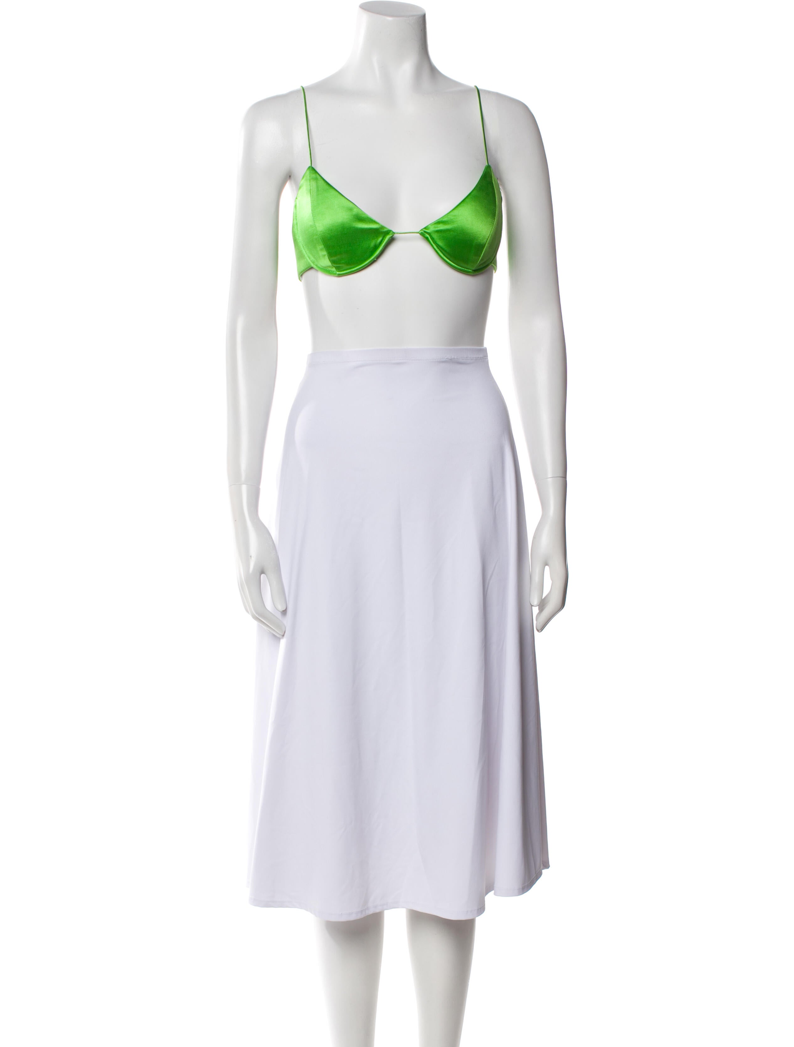 Alex Perry V-Neck Sleeveless Crop Top