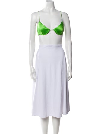 Alex Perry V-Neck Sleeveless Crop Top