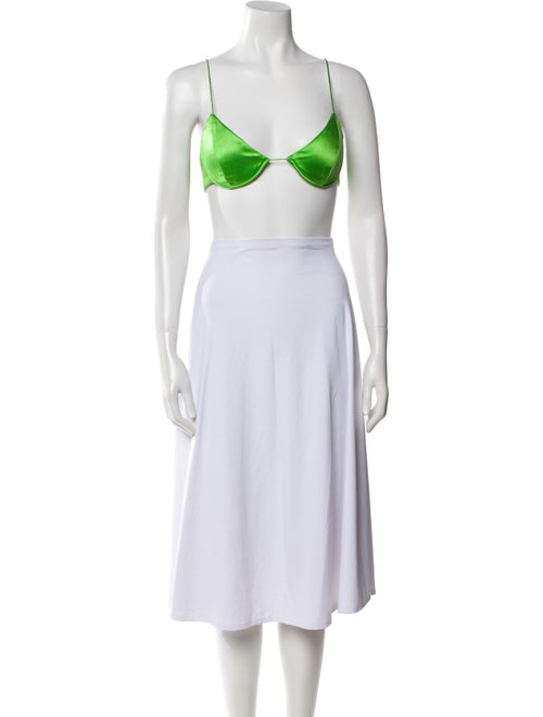 Alex Perry V-Neck Sleeveless Crop Top