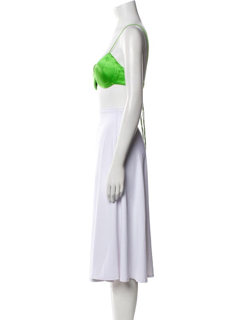 Alex Perry V-Neck Sleeveless Crop Top