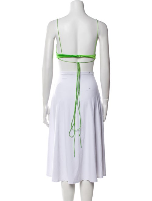 Alex Perry V-Neck Sleeveless Crop Top