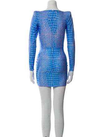 Alex Perry Printed Mini Dress