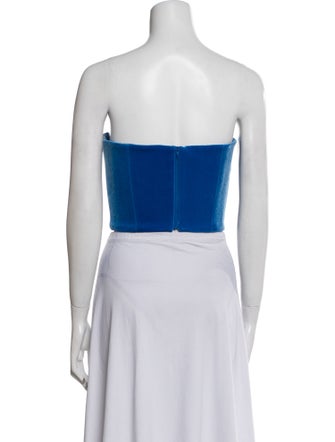 Alex Perry Strapless Crop Top