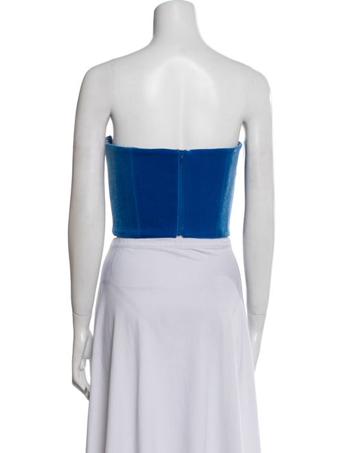 Alex Perry Strapless Crop Top