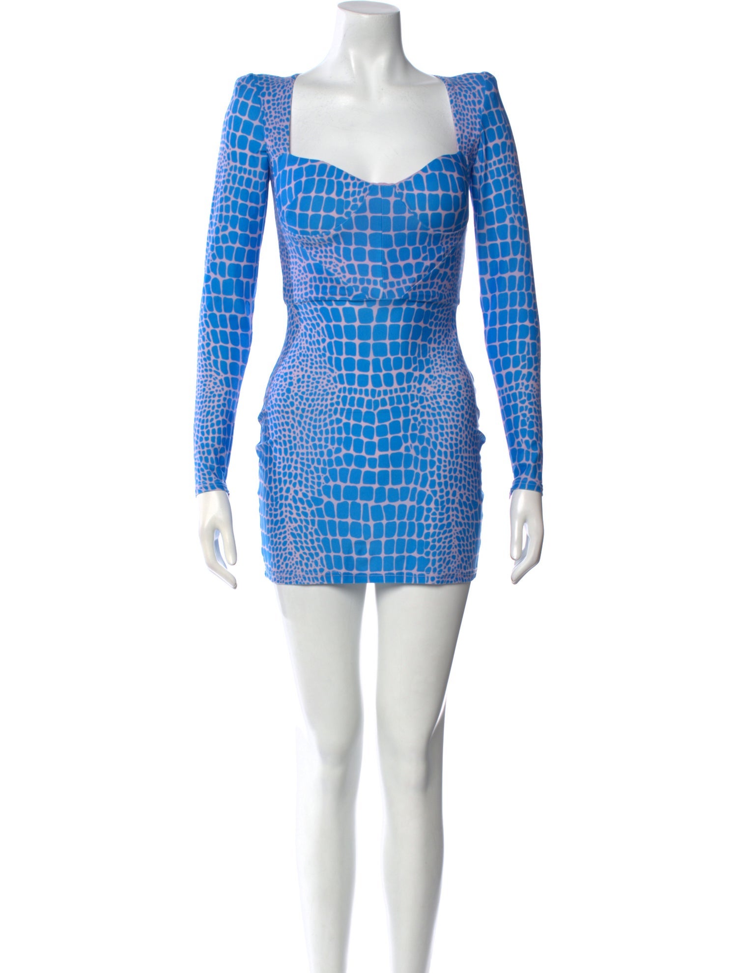 Alex Perry Animal Print Mini Dress