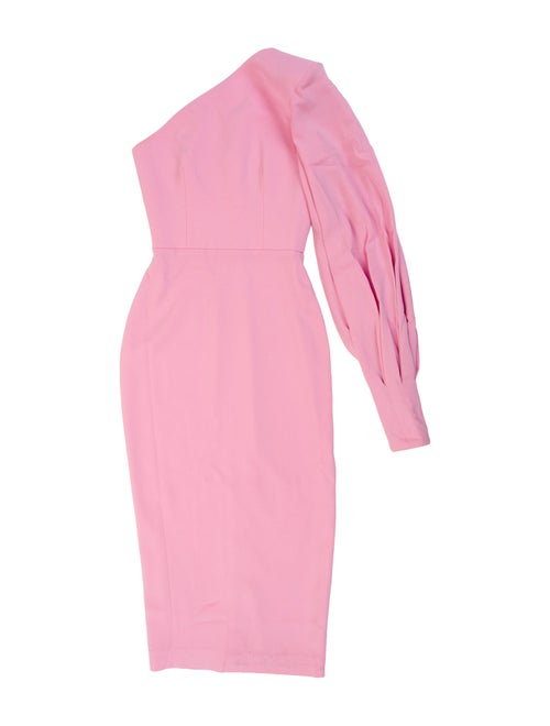 Alex Perry One-Shoulder Midi Length Dress