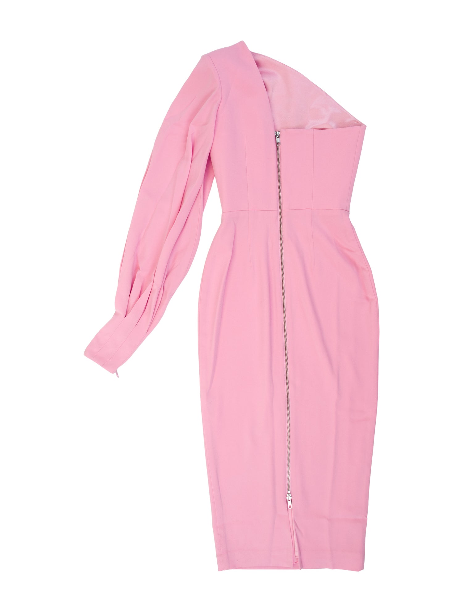 Alex Perry One-Shoulder Midi Length Dress