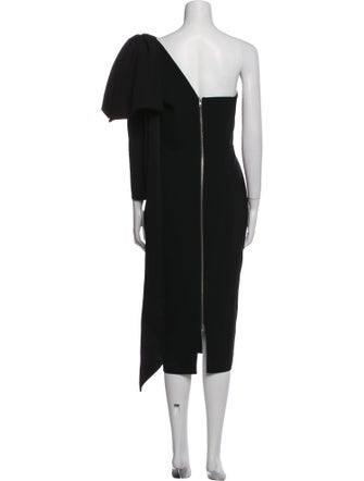 Alex Perry One-Shoulder Midi Length Dress
