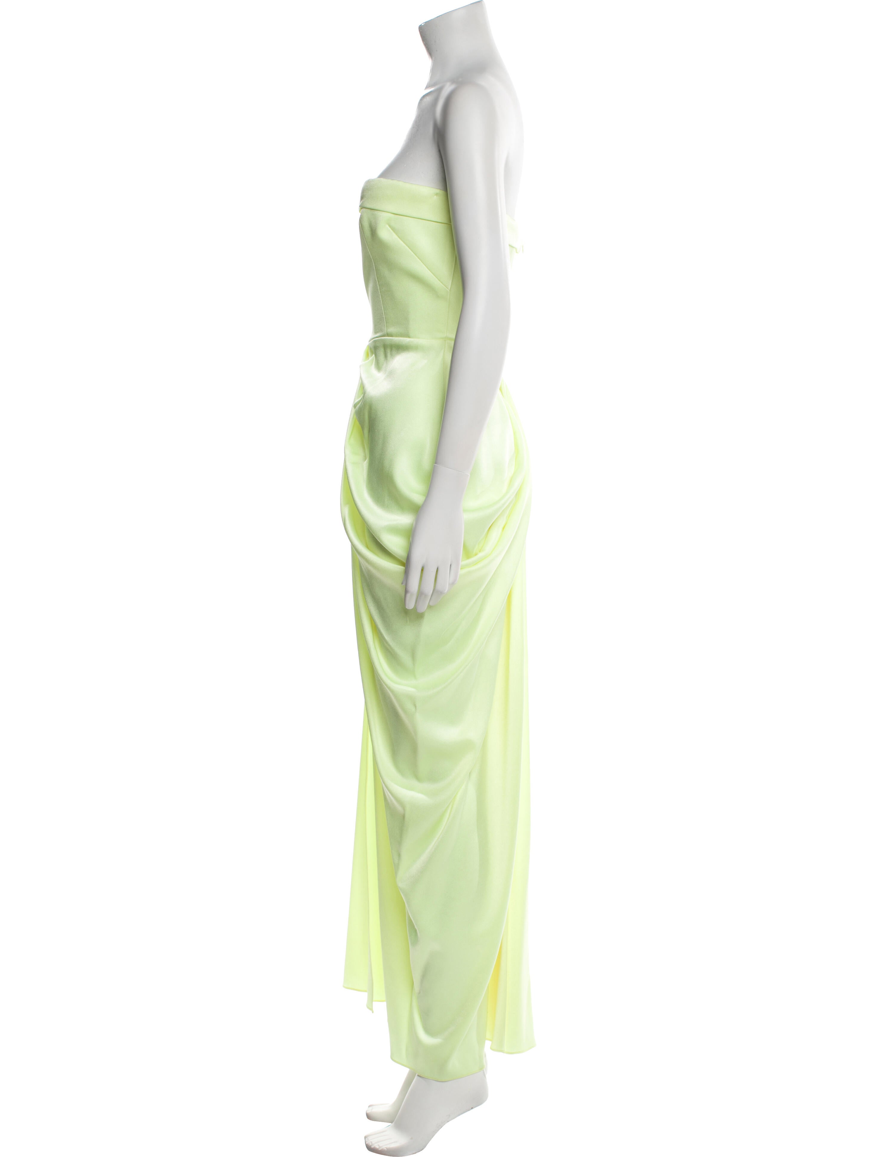 Alex Perry Strapless Long Dress