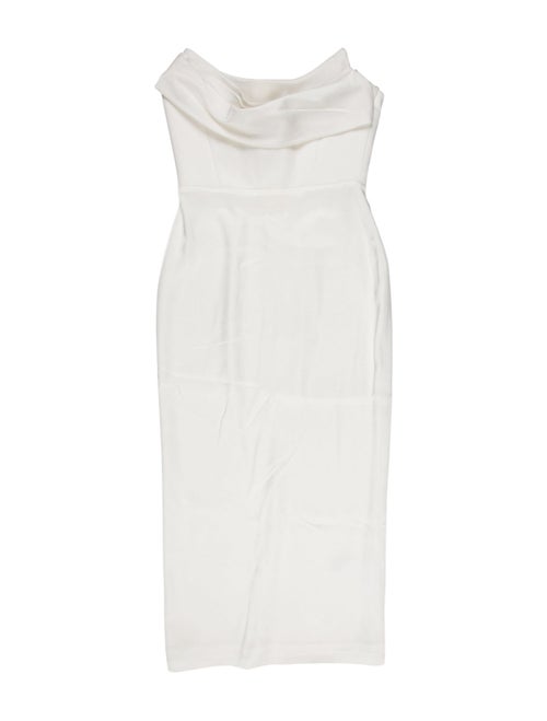 Alex Perry Cowl Neck Midi Length Dress