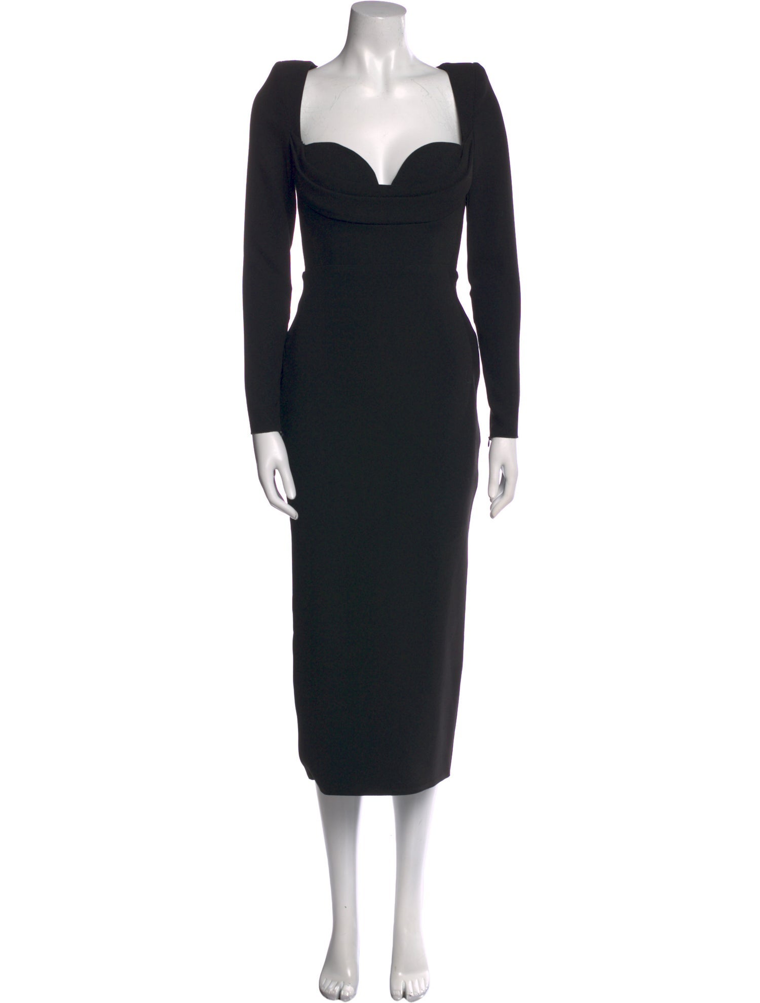 Alex Perry Cowl Neck Midi Length Dress