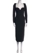 Alex Perry Cowl Neck Midi Length Dress