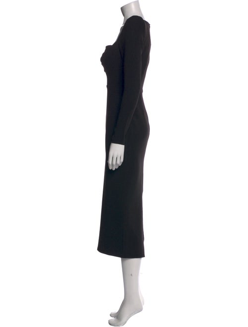 Alex Perry Cowl Neck Midi Length Dress