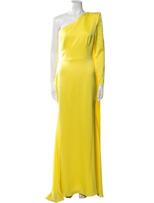 Alex Perry One-Shoulder Long Dress