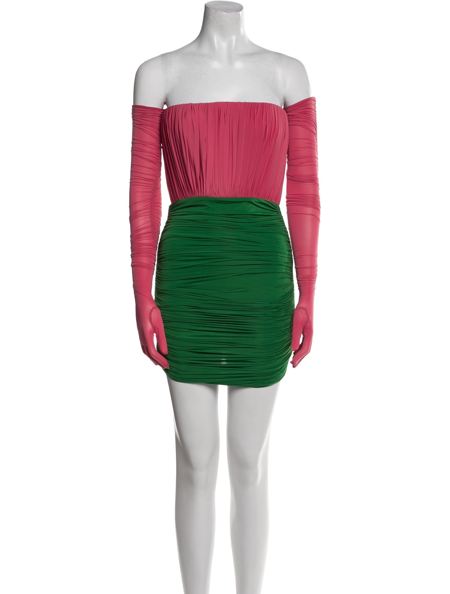 Alex Perry Off-The-Shoulder Mini Dress