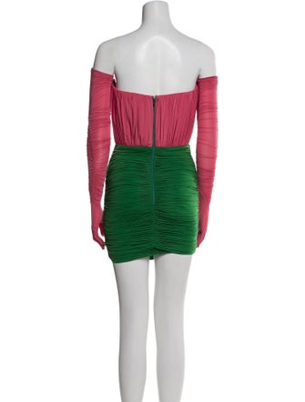 Alex Perry Off-The-Shoulder Mini Dress