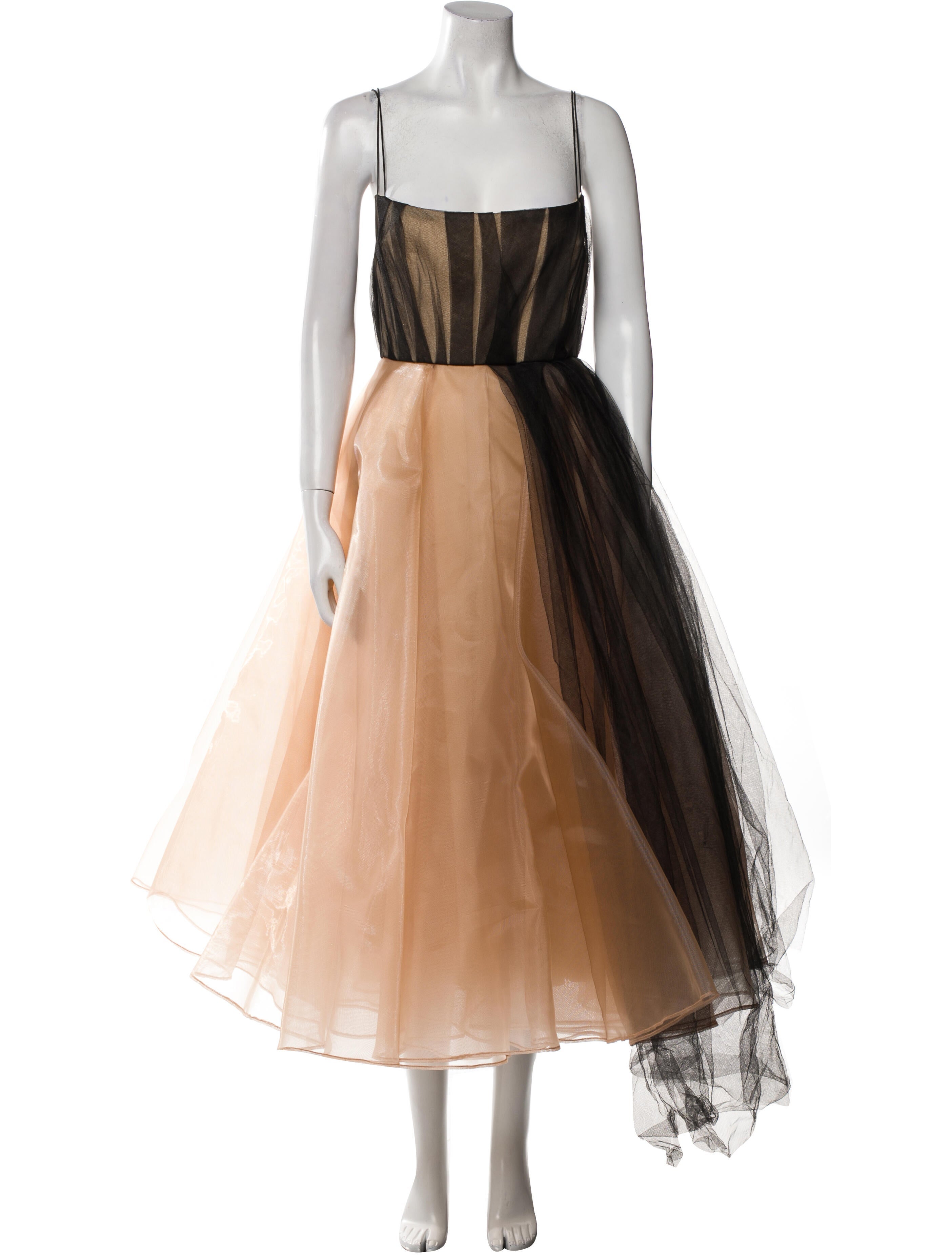 Alex Perry Square Neckline Long Dress