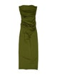 Alex Perry Strapless Midi Length Dress
