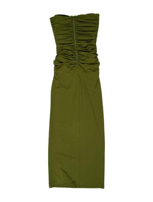 Alex Perry Strapless Midi Length Dress