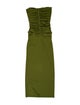 Alex Perry Strapless Midi Length Dress
